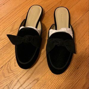 Ann Taylor Siena Velvet Mules